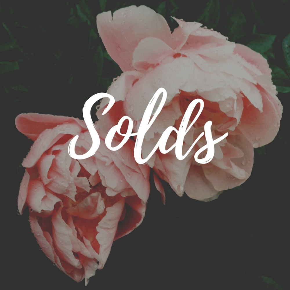 Sold Items - Do Not Share